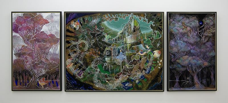 野上まちこ 個展 2010